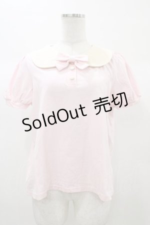 画像: To Alice / リボントップス S ピンク H-25-12-28-059-LO-TO-NS-ZH