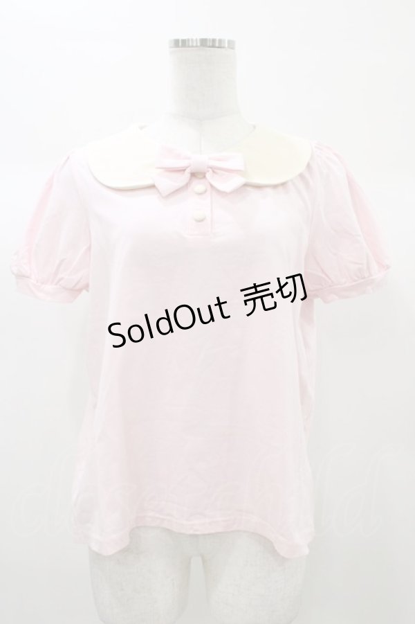 画像1: To Alice / リボントップス S ピンク H-25-12-28-059-LO-TO-NS-ZH (1)