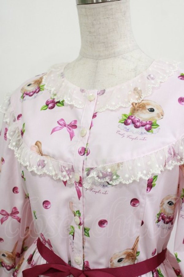 画像5: Emily Temple cute / Berry Bunnyワンピース S ピンク H-25-12-28-1002-ET-OP-KB-ZH (5)