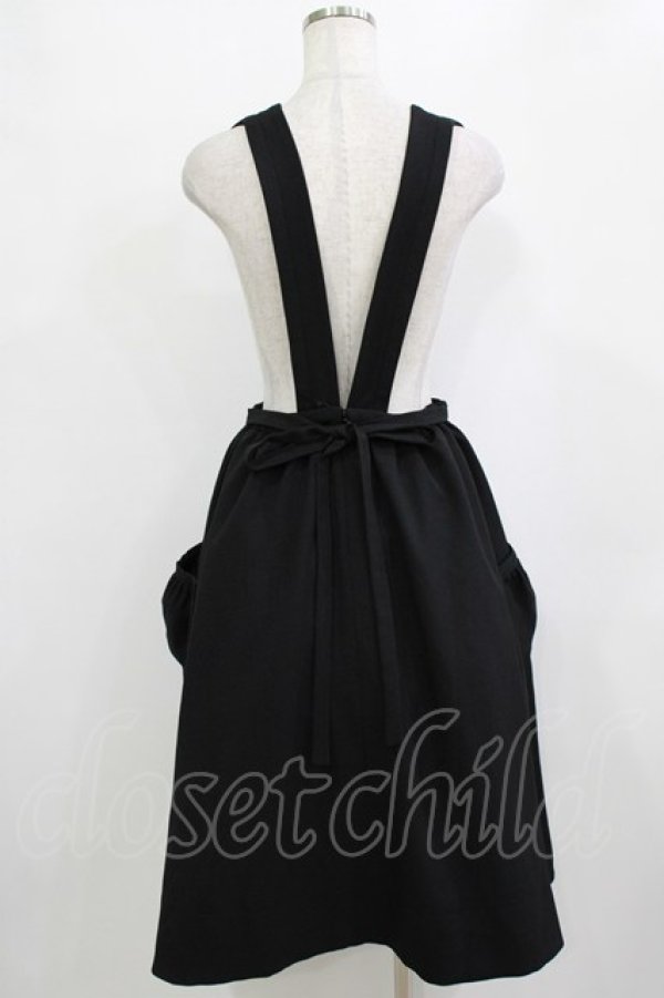 画像3: bullion / サロペットスカート  ブラック H-25-12-28-1022-EL-SK-KB-ZH (3)