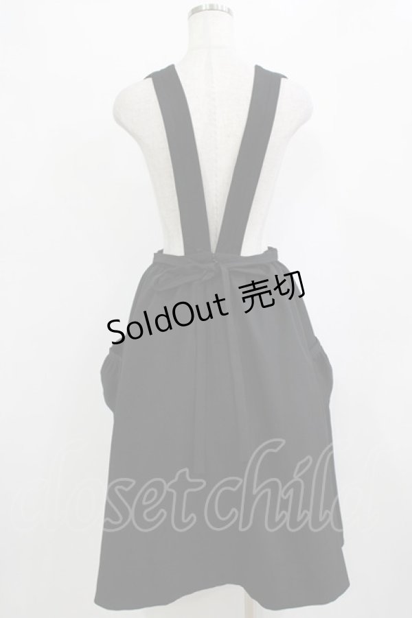 画像3: bullion / サロペットスカート  ブラック H-25-12-28-1022-EL-SK-KB-ZH (3)