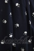 画像4: Jane Marple / Sprinkled flowers wrapped skirt  ネイビー H-25-12-28-1024-JM-SK-KB-ZH (4)