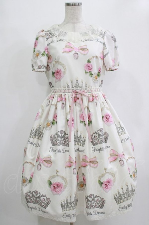 画像1: Emily Temple cute / Princessワンピース  オフホワイト H-25-12-28-1003-ET-OP-KB-ZH (1)