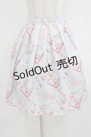 画像: Emily Temple cute / Pocketチェリースカート  サックス H-25-12-28-1025-ET-SK-KB-ZH
