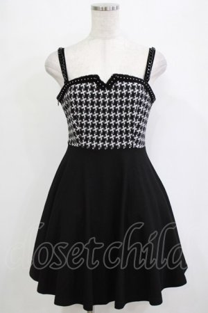 画像: PUNK RAVE / Swallow gird stitching suspenders punk little black dress XS 黒 H-25-12-28-1026-PU-OP-KB-ZH