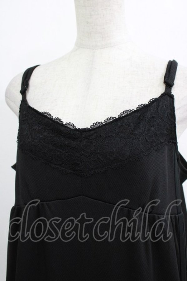 画像4: Candy Stripper / LINGERIE MESH ONE-PIECE  ブラック H-25-12-28-1031-PU-OP-KB-ZH (4)