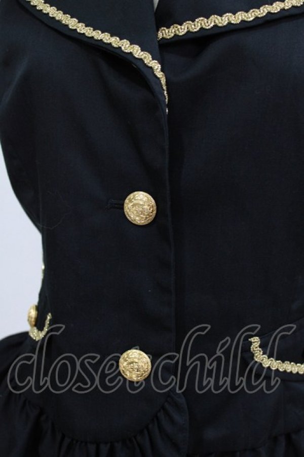 画像4: MA / ネコミミ騎士団プランス・ジレ弐  ブラック×ゴールド H-25-12-28-1036-PU-TO-KB-ZH (4)