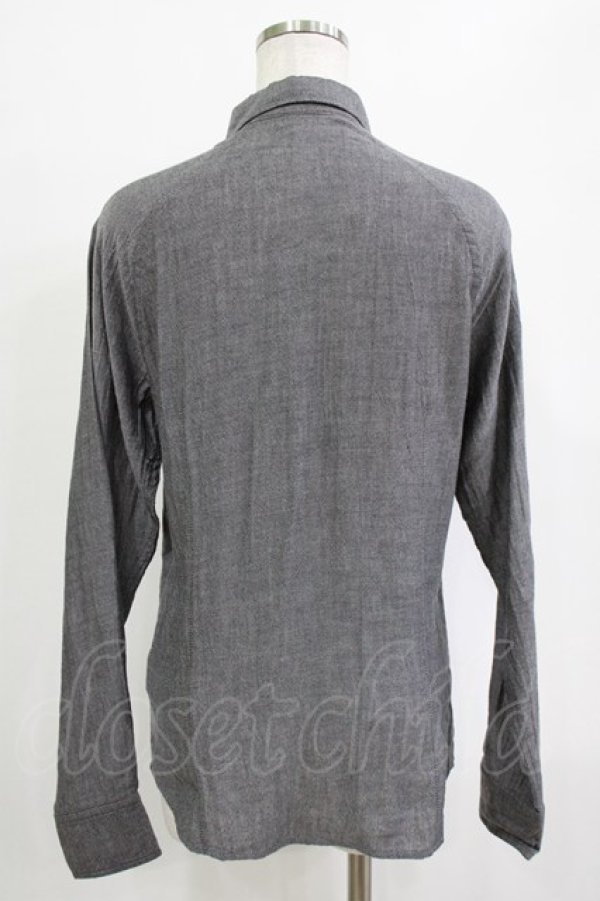 画像3: GADGET GROW / くるみボタンシャツ  グレー H-25-12-28-1037-GO-BL-KB-ZH (3)