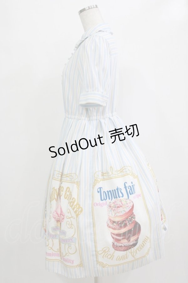 画像2: Emily Temple cute / BIG MENUワンピース M サックス H-25-12-28-1004-ET-OP-KB-ZH (2)