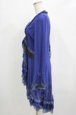 画像2: Ozz Croce / レースフリルロングカーデ  ブルー H-25-12-28-1039-OO-TO-KB-ZH (2)