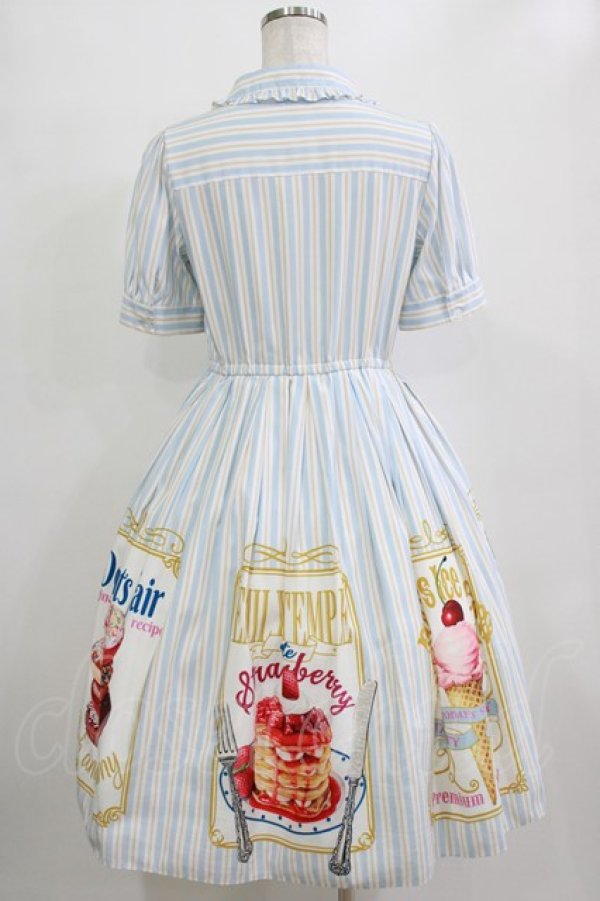 画像3: Emily Temple cute / BIG MENUワンピース M サックス H-25-12-28-1004-ET-OP-KB-ZH (3)