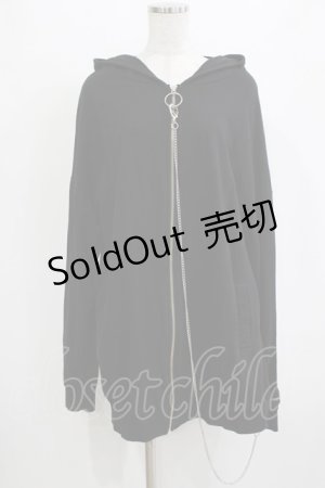 画像: ankoROCK / チェーンZIPパーカー  ブラック H-25-12-28-1048-PU-TO-KB-ZH