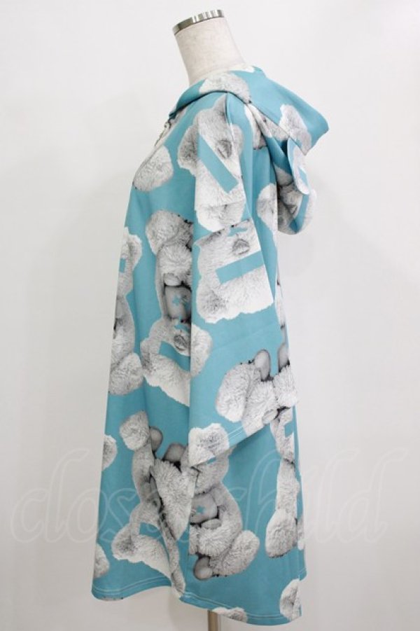 画像2: Amilige / くま耳プルパーカー  サックス H-25-12-28-1051-PU-TO-KB-ZH (2)