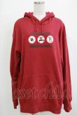 画像1: Candy Stripper / THREE RULES HOODIE  レッド H-25-12-28-1052-PU-TO-KB-ZH (1)