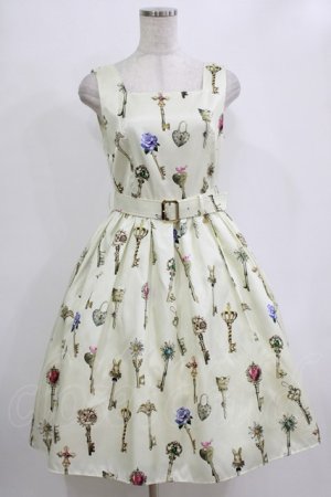 画像: MILK / ラビリンスKeyジャンスカ  アイボリー H-25-12-28-1005-ML-OP-KB-ZH