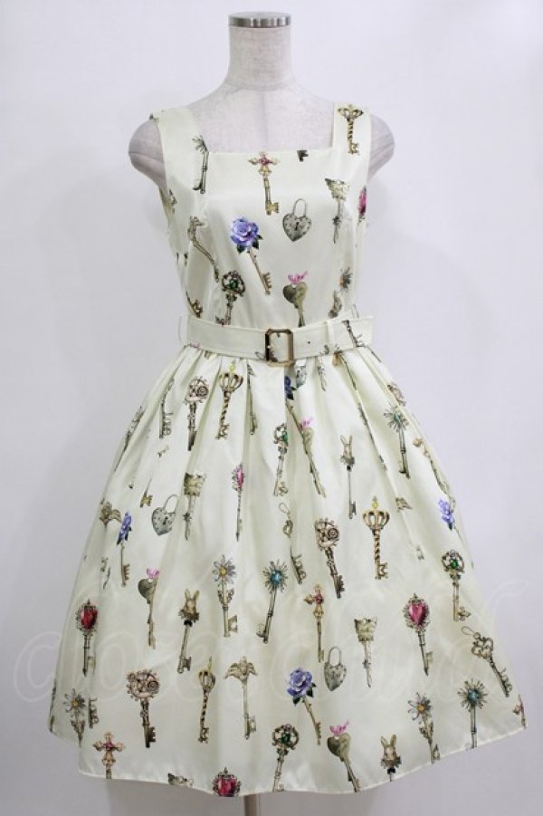 画像1: MILK / ラビリンスKeyジャンスカ  アイボリー H-25-12-28-1005-ML-OP-KB-ZH (1)