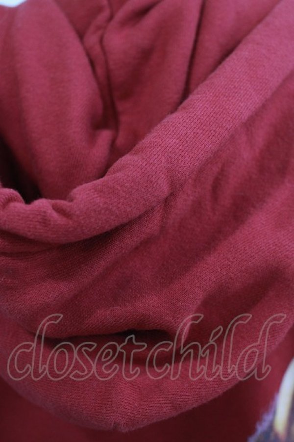画像4: Candy Stripper / THREE RULES HOODIE  レッド H-25-12-28-1052-PU-TO-KB-ZH (4)