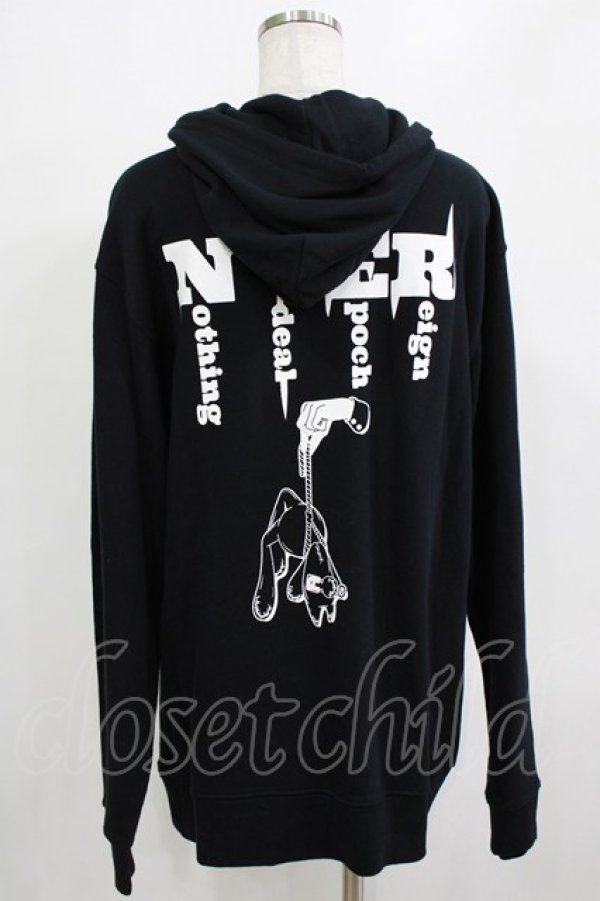 画像3: NieR Clothing / プリントプルパーカー XL 黒 H-25-12-28-1053-PU-TO-KB-ZH (3)