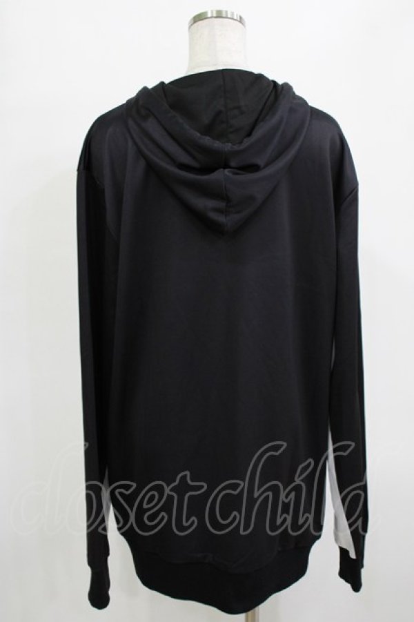 画像3: NieR Clothing / プリントプルパーカー  黒×白 H-25-12-28-1054-PU-TO-KB-ZH (3)