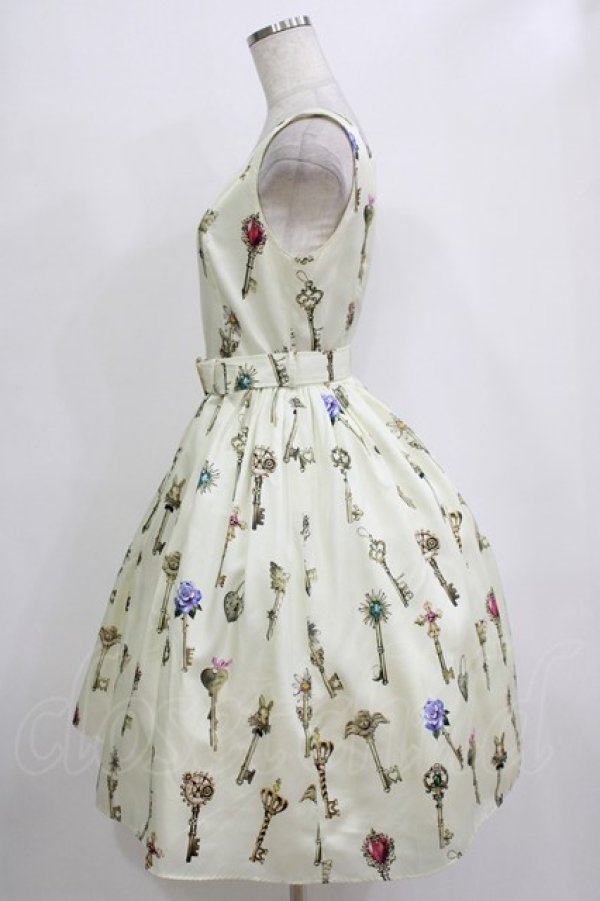 画像2: MILK / ラビリンスKeyジャンスカ  アイボリー H-25-12-28-1005-ML-OP-KB-ZH (2)