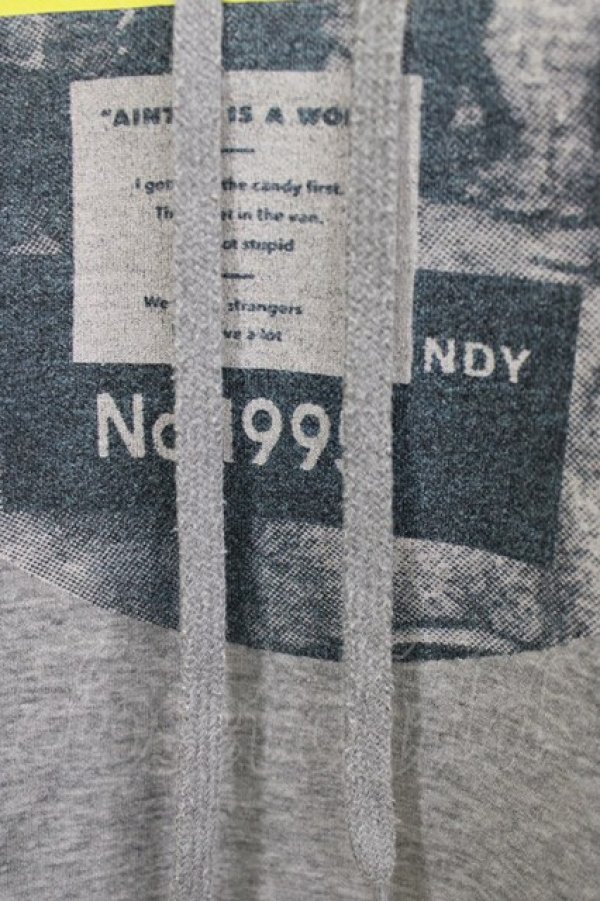 画像4: Candy Stripper / DRAMATIC HOODIE 2 グレー H-25-12-28-1057-PU-TO-KB-ZH (4)
