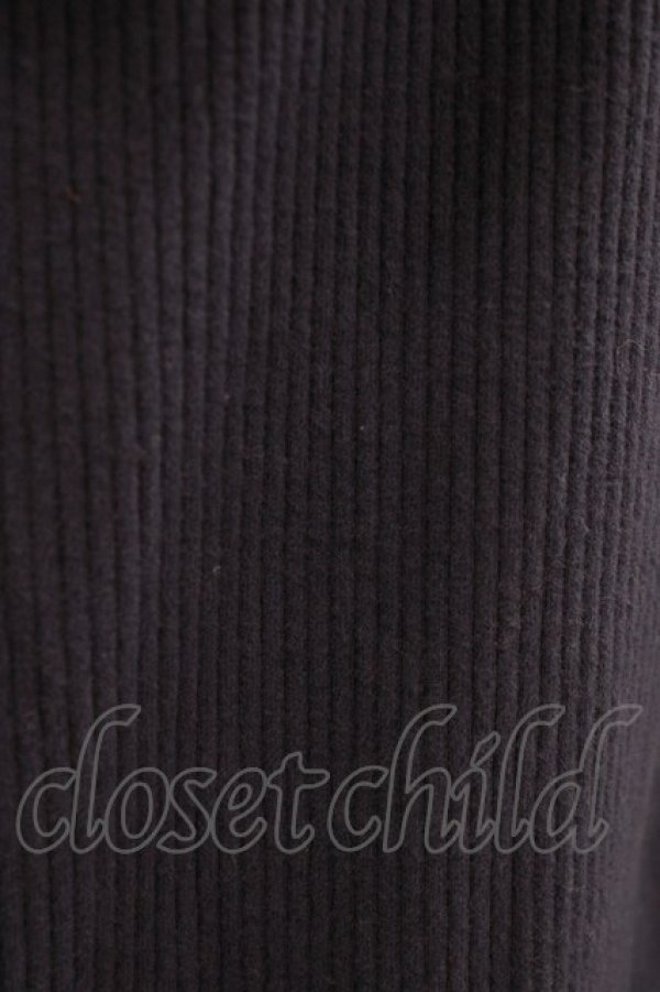 画像4: NieR Clothing / ギャザースリーブリブパーカー  ネイビー H-25-12-28-1061-PU-TO-KB-ZH (4)