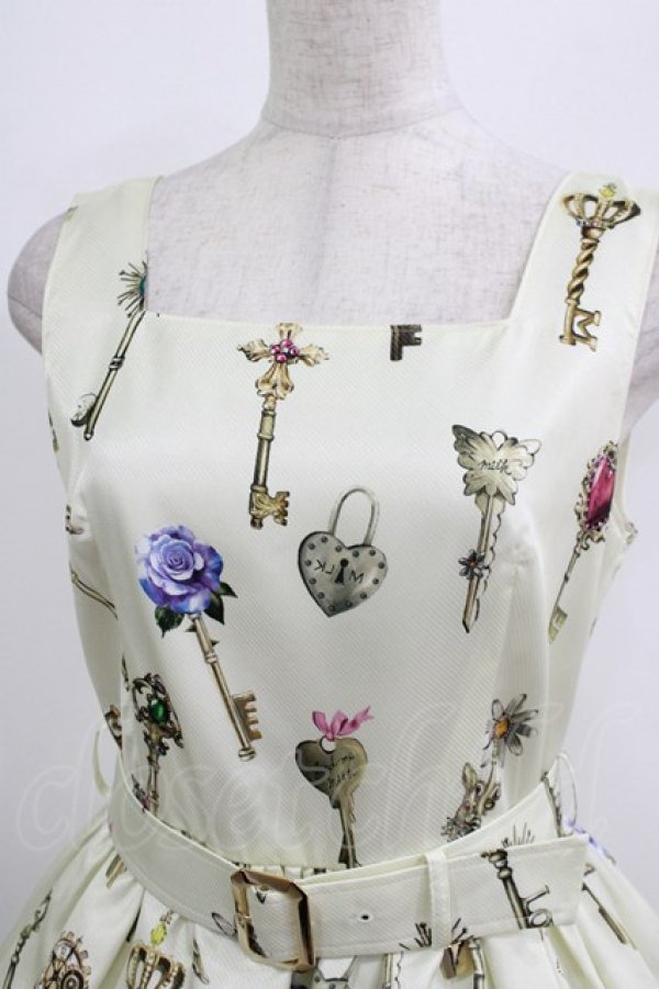 画像5: MILK / ラビリンスKeyジャンスカ  アイボリー H-25-12-28-1005-ML-OP-KB-ZH (5)