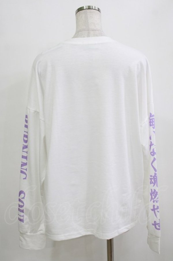 画像3: ACDC RAG / くまきちロングスリーブTシャツ  白 H-25-12-28-1068-PU-TO-KB-ZH (3)