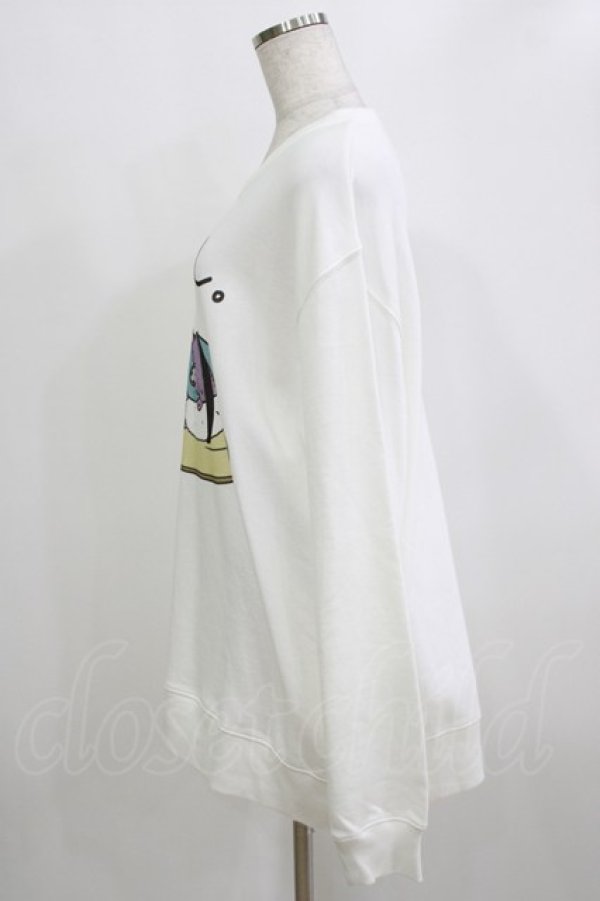 画像2: NieR Clothing / プリントSWEAT  2XL 白 H-25-12-28-1069-PU-TO-KB-ZH (2)