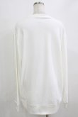 画像3: NieR Clothing / プリントSWEAT  2XL 白 H-25-12-28-1069-PU-TO-KB-ZH (3)