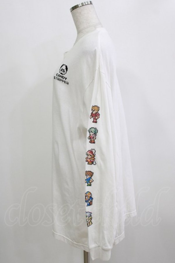 画像2: Candy Stripper / PIXEL REMASTER FINAL FANTASY I-VI MIX L/S TEE  OFF WHITE H-25-12-28-1073-PU-TO-KB-ZH (2)