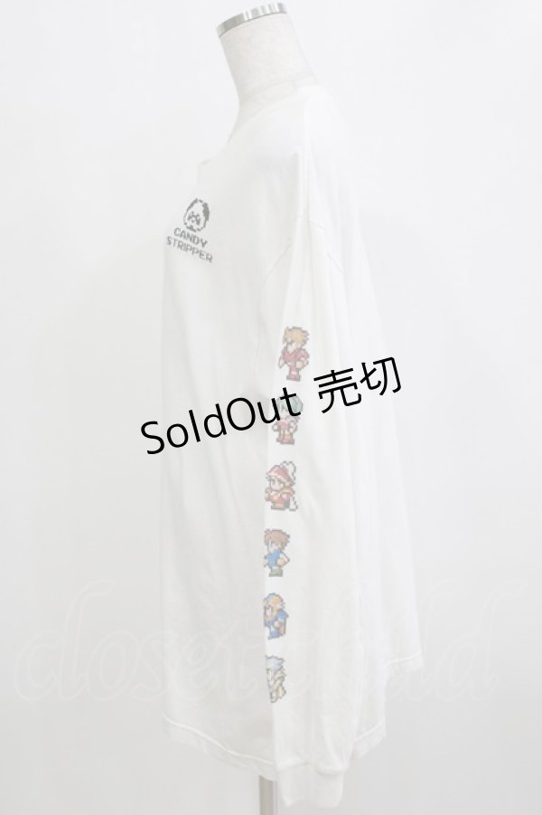 画像2: Candy Stripper / PIXEL REMASTER FINAL FANTASY I-VI MIX L/S TEE  OFF WHITE H-25-12-28-1073-PU-TO-KB-ZH (2)