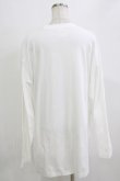 画像3: NieR Clothing / プリントLONG CUTSEW  白 H-25-12-28-1074-PU-TO-KB-ZH (3)