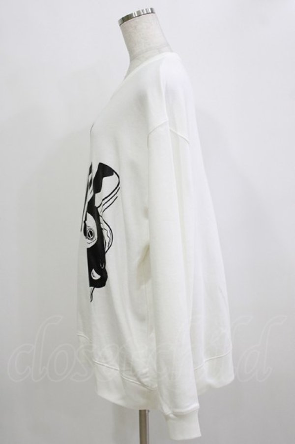 画像2: NieR Clothing / プリントSWEAT  2XL 白 H-25-12-28-1076-PU-TO-KB-ZH (2)