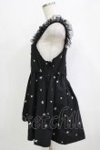 画像2: Candy Stripper / TINY FLOWER MINI ONE-PIECE  ブラック H-25-12-28-1080-PU-OP-KB-ZH (2)