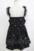 画像3: Candy Stripper / TINY FLOWER MINI ONE-PIECE  ブラック H-25-12-28-1080-PU-OP-KB-ZH (3)