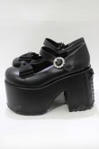 画像2: YOSUKE / 厚底パンプス L(24.5cm) ブラック H-25-12-28-1082-PU-SH-KB-ZH (2)
