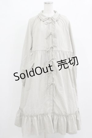 画像: merry jenny / ピーチリボンフリルカラーワンピース  ベージュ H-25-12-28-1011-LO-OP-KB-ZH