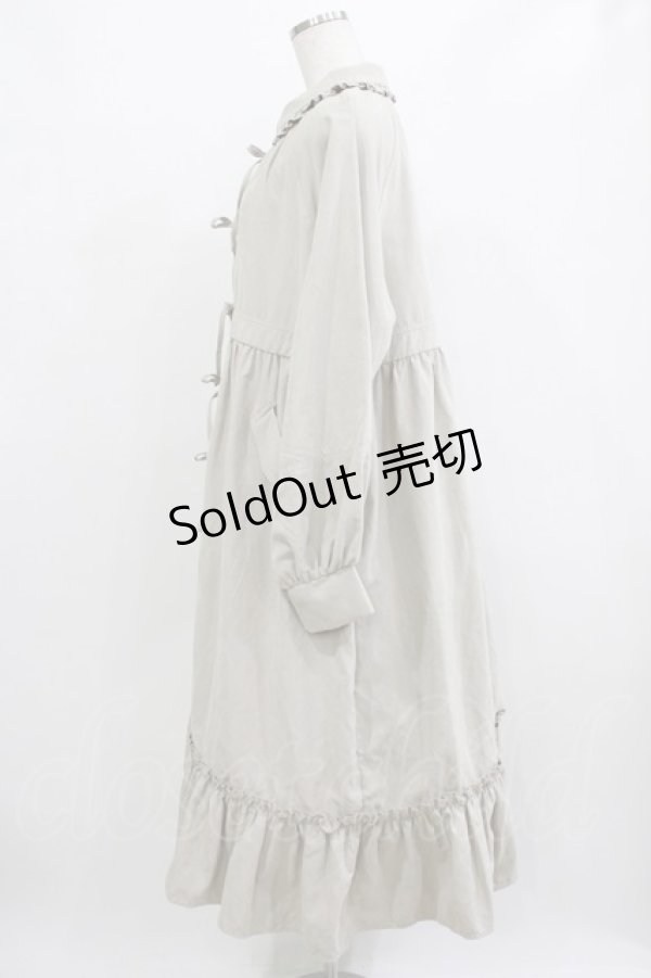 画像2: merry jenny / ピーチリボンフリルカラーワンピース  ベージュ H-25-12-28-1011-LO-OP-KB-ZH (2)