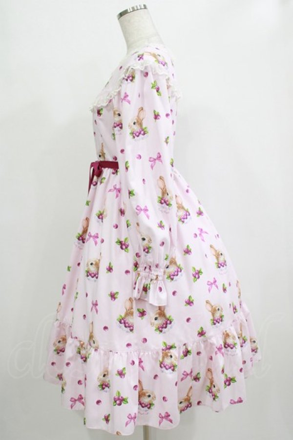 画像2: Emily Temple cute / Berry Bunnyワンピース S ピンク H-25-12-28-1002-ET-OP-KB-ZH (2)