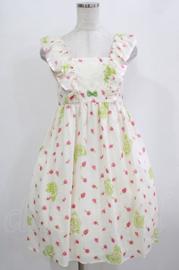 画像1: Emily Temple cute / ローズキャットレースフリルワンピース  ピンク H-25-12-28-1016-ET-OP-KB-ZH (1)