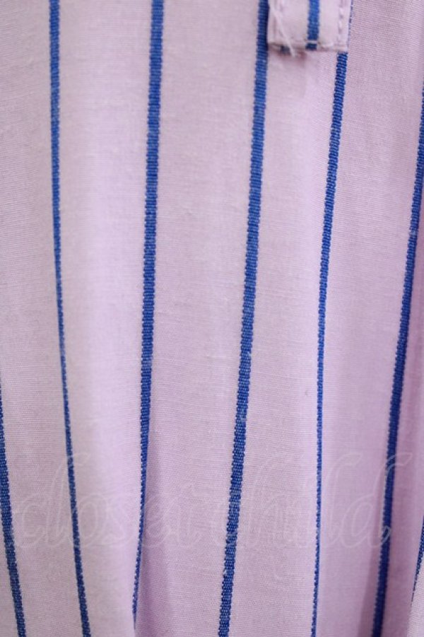 画像4: Candy Stripper / WITH RIBBON SHIRTワンピース 2 ラベンダー H-25-12-28-1019-PU-OP-KB-ZH (4)