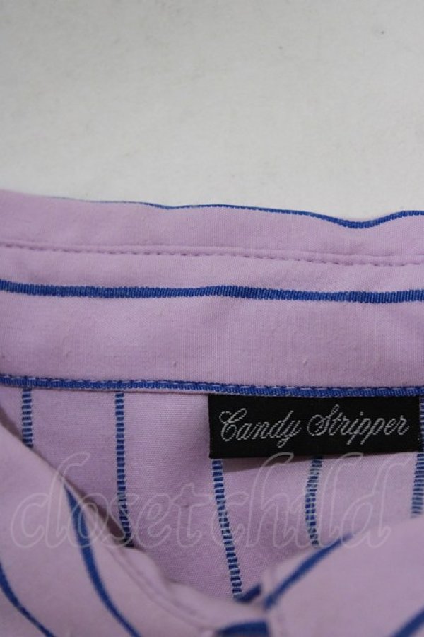 画像5: Candy Stripper / WITH RIBBON SHIRTワンピース 2 ラベンダー H-25-12-28-1019-PU-OP-KB-ZH (5)