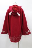 画像2: To Alice / トナカイ刺繍ワンピース M レッド H-25-12-28-065-LO-OP-NS-ZH (2)
