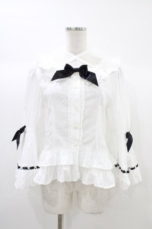 画像: BABY,THE STARS SHINE BRIGHT / Rose Bloom ブラウス Free オフ/ブラック H-25-12-28-008-BA-BL-NS-ZH