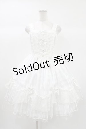 画像: Angelic Pretty / Bright Sugarジャンパースカート Free シロ H-25-12-28-010-AP-OP-NS-ZH