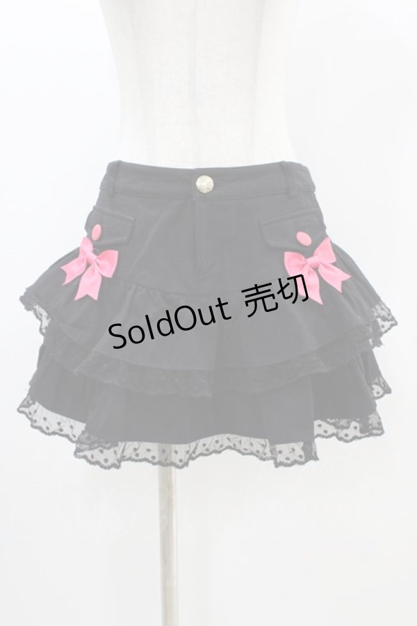 画像1: To Alice / フリルスカート M ブラック H-25-12-28-002-LO-SK-NS-ZH (1)