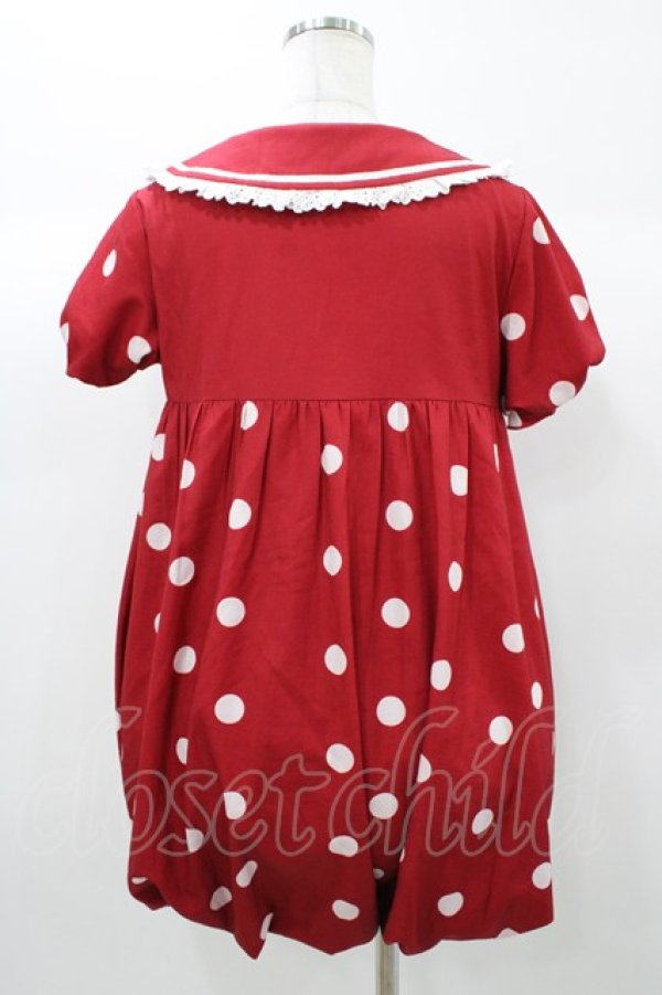 画像2: To Alice / いちごワンピース S レッド H-25-12-28-016-LO-OP-NS-ZH (2)