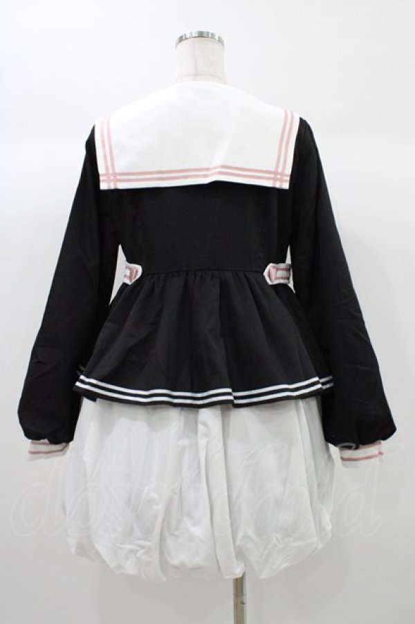 画像2: To Alice / セーラーワンピース M ブラック H-25-12-28-019-LO-OP-NS-ZH (2)