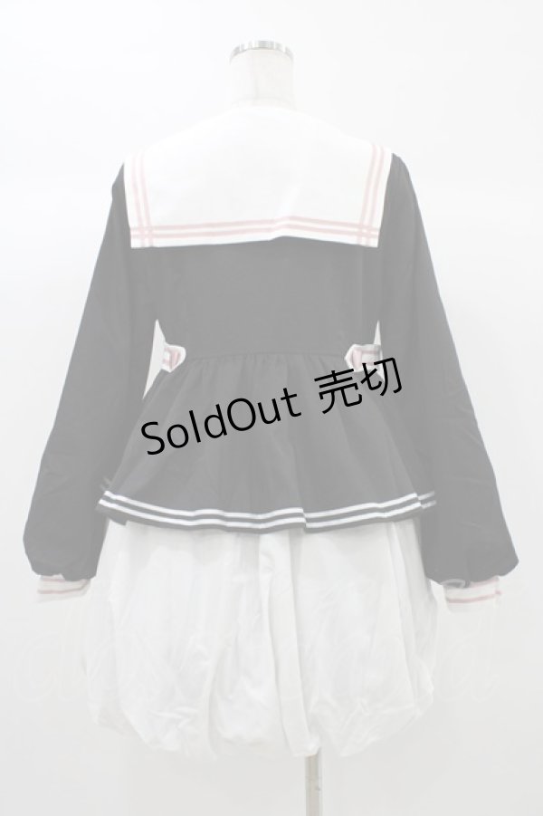画像2: To Alice / セーラーワンピース M ブラック H-25-12-28-019-LO-OP-NS-ZH (2)